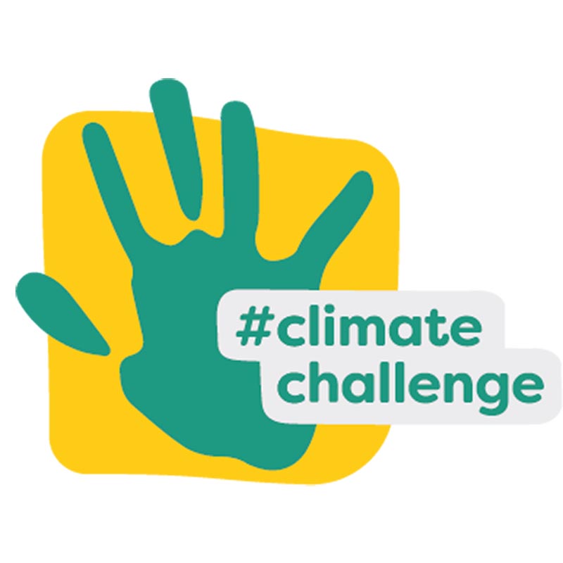 Logo der #climatechallenge