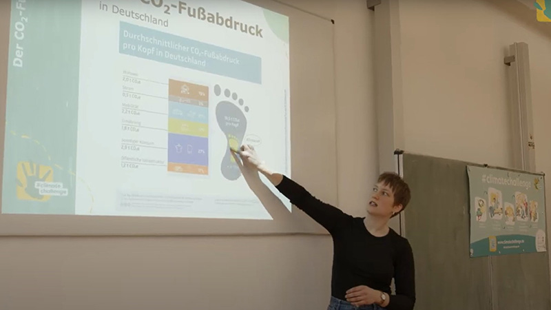 Dieser Kurzfilm begleitet eine Schulklasse bei ihrer #climatechallenge.